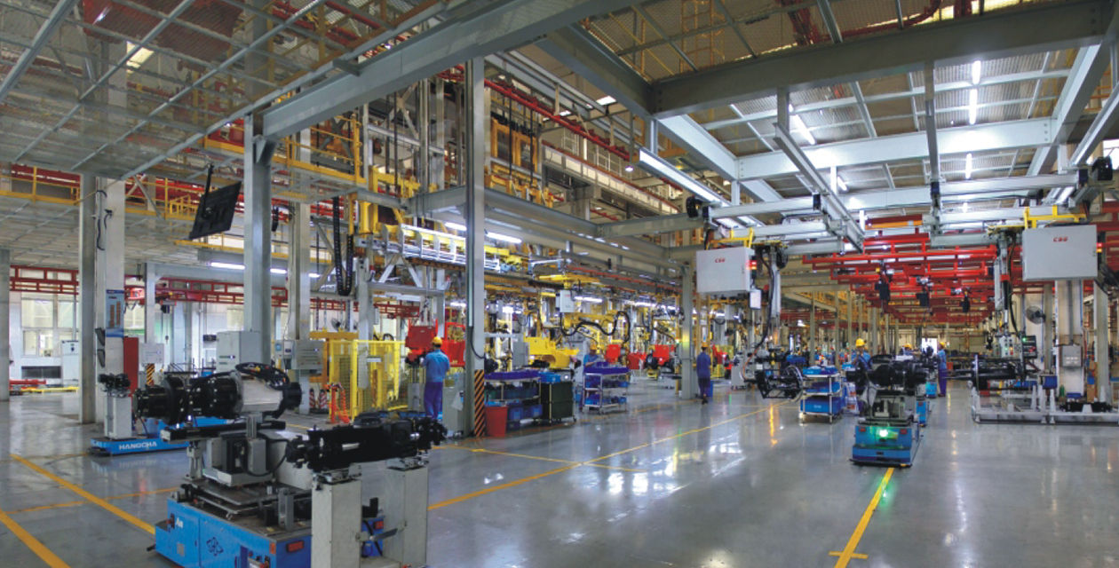 Hangcha Intelligent electric forklift assembly workshop
