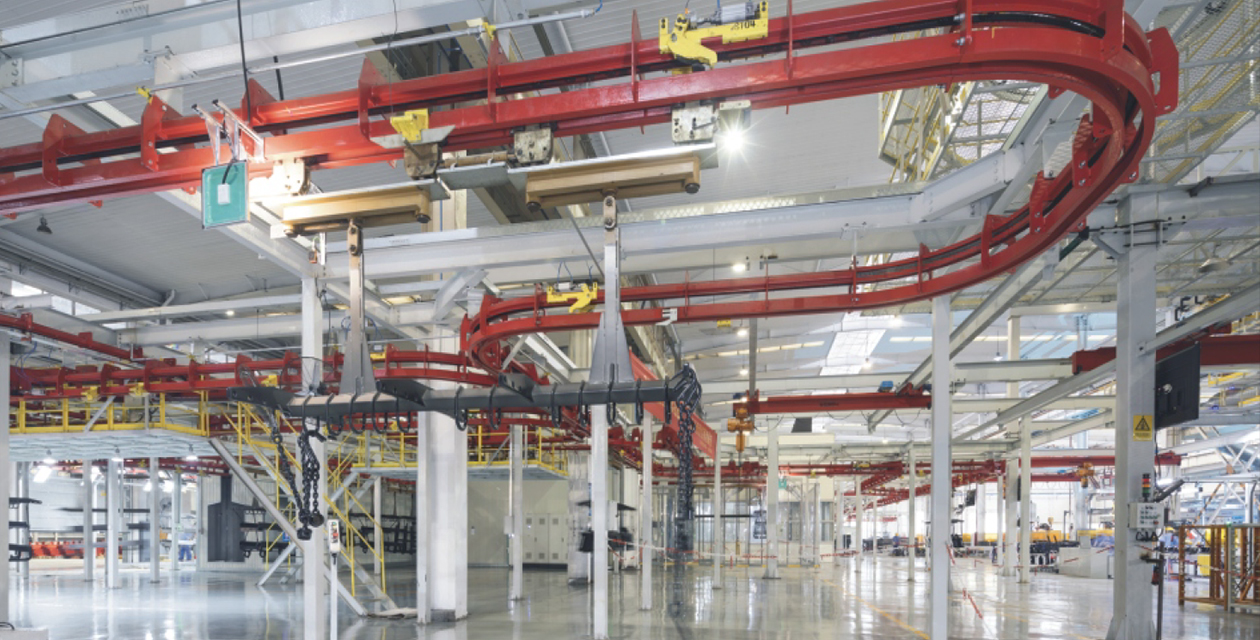 Hangcha Automatic overhead logistics lines